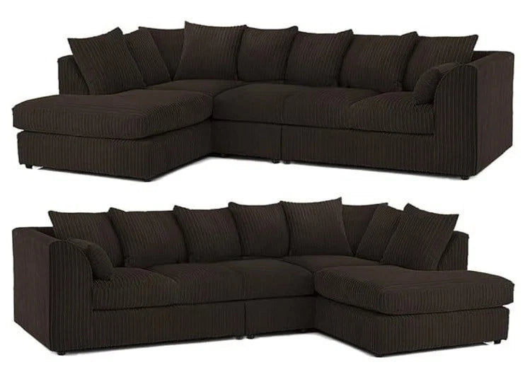 Chicago 5 Seater Corner Scatter Back Sofa Scene