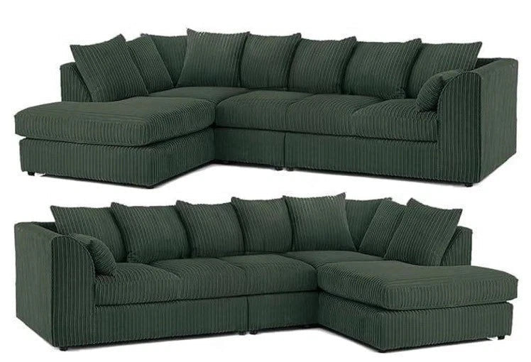 Chicago 5 Seater Corner Scatter Back Sofa Scene