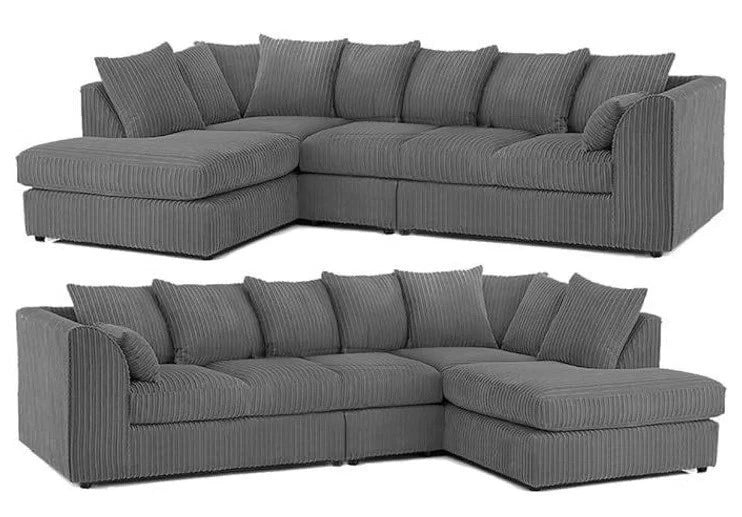 Chicago 5 Seater Corner Scatter Back Sofa Scene