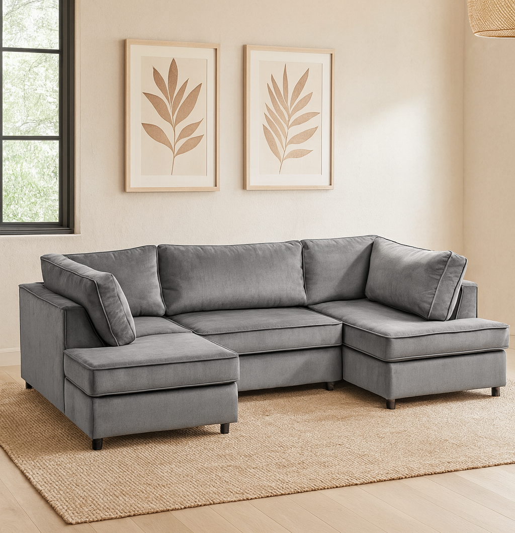 London U Shape Sofa Scene