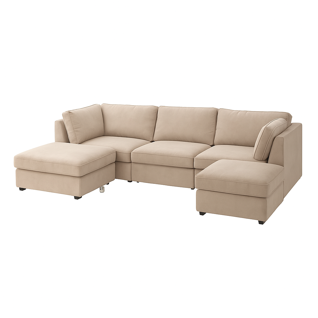 Bishop Full Back Sofa (Kensington Fabric) Sofa Scene