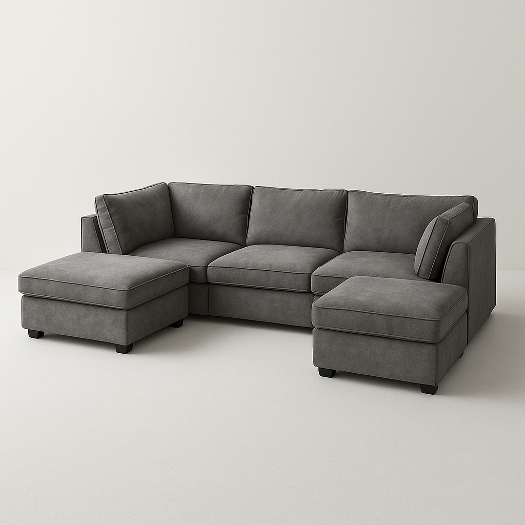 Bishop Full Back Sofa (Kensington Fabric) Sofa Scene