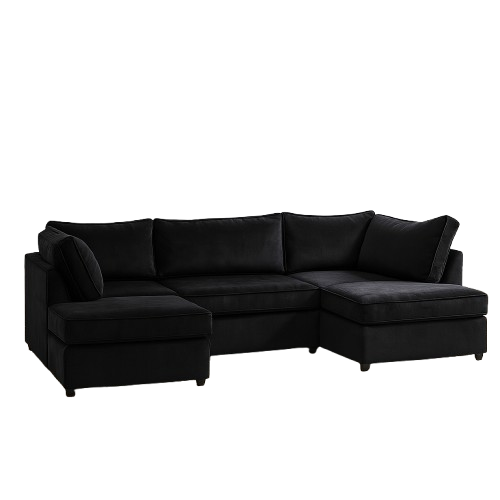 London U Shape Sofa Scene