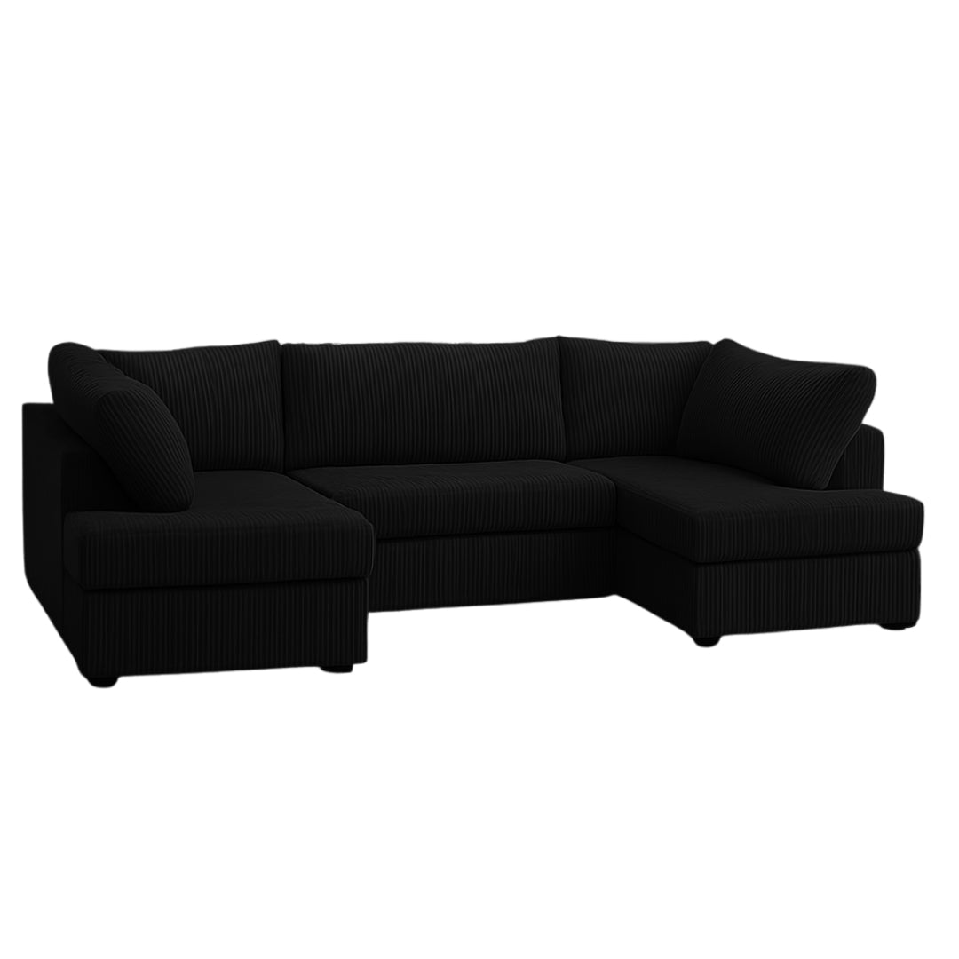 London Full Back Corner Sofa (Jumbo Cord) Sofa Scene