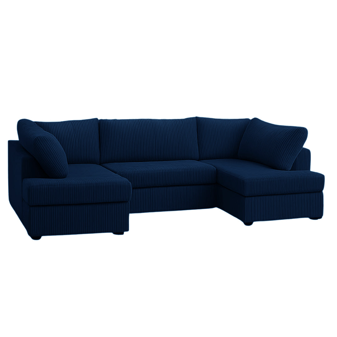 London Full Back Corner Sofa (Jumbo Cord) Sofa Scene