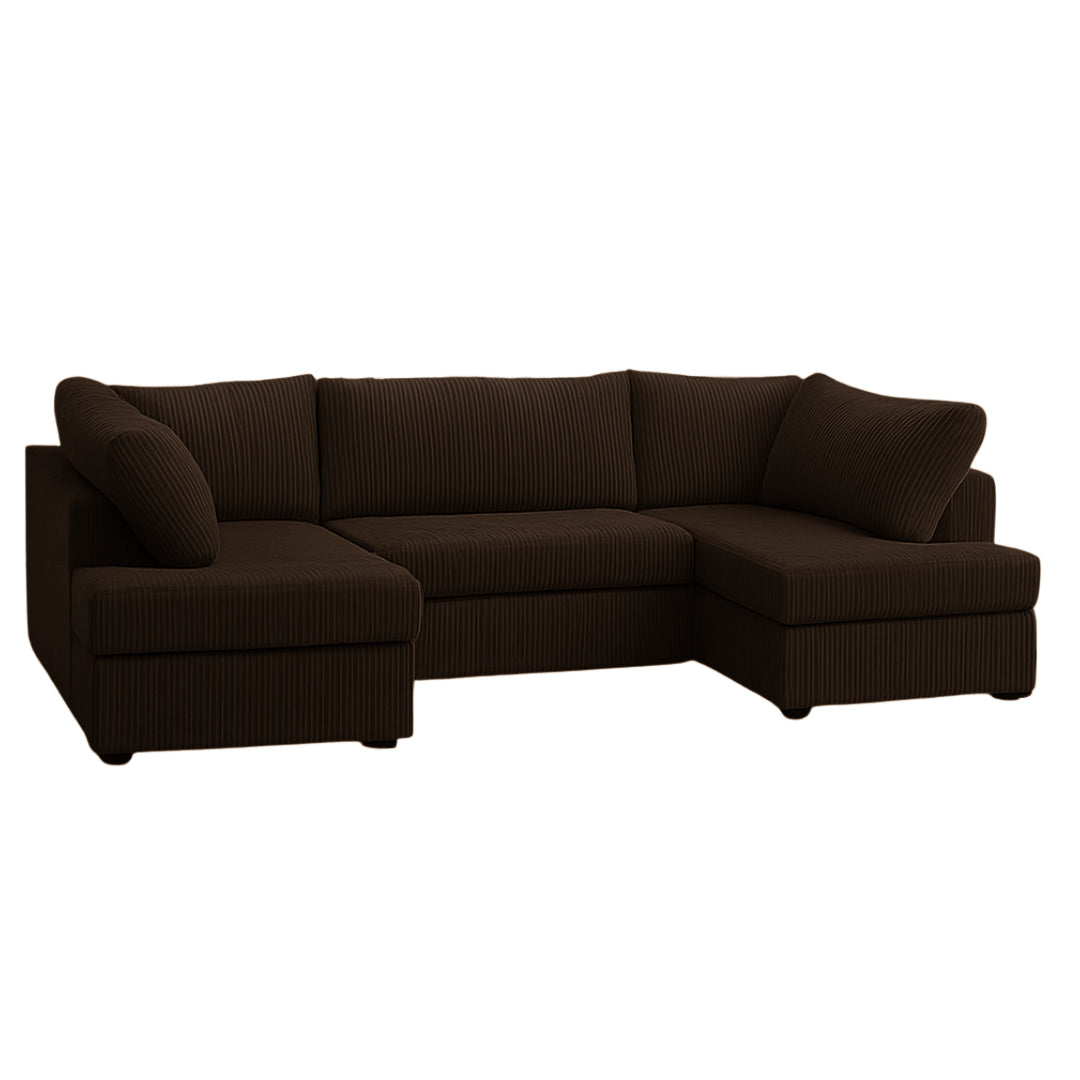 London Full Back Corner Sofa (Jumbo Cord) Sofa Scene