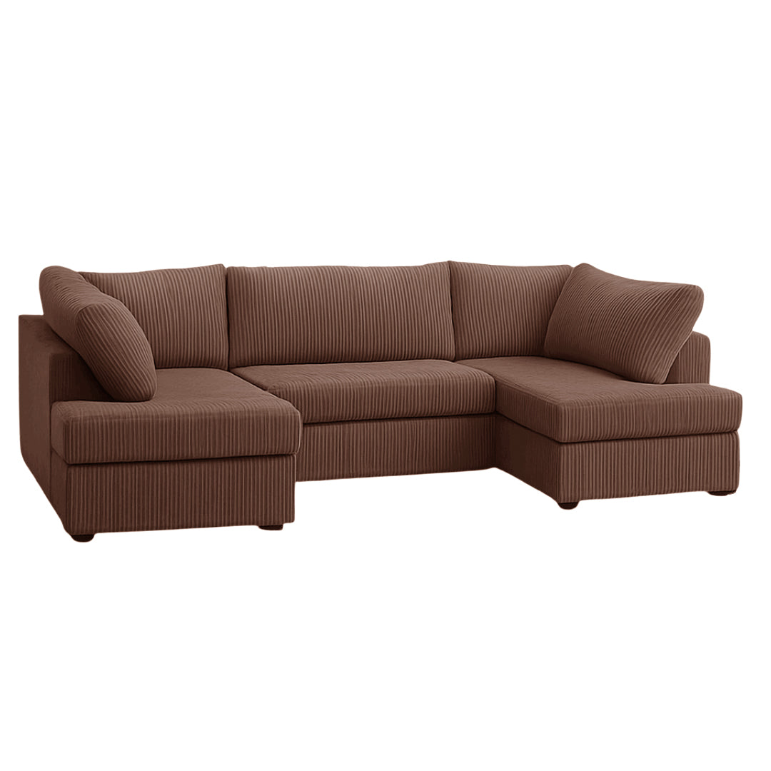 London Full Back Corner Sofa (Jumbo Cord) Sofa Scene