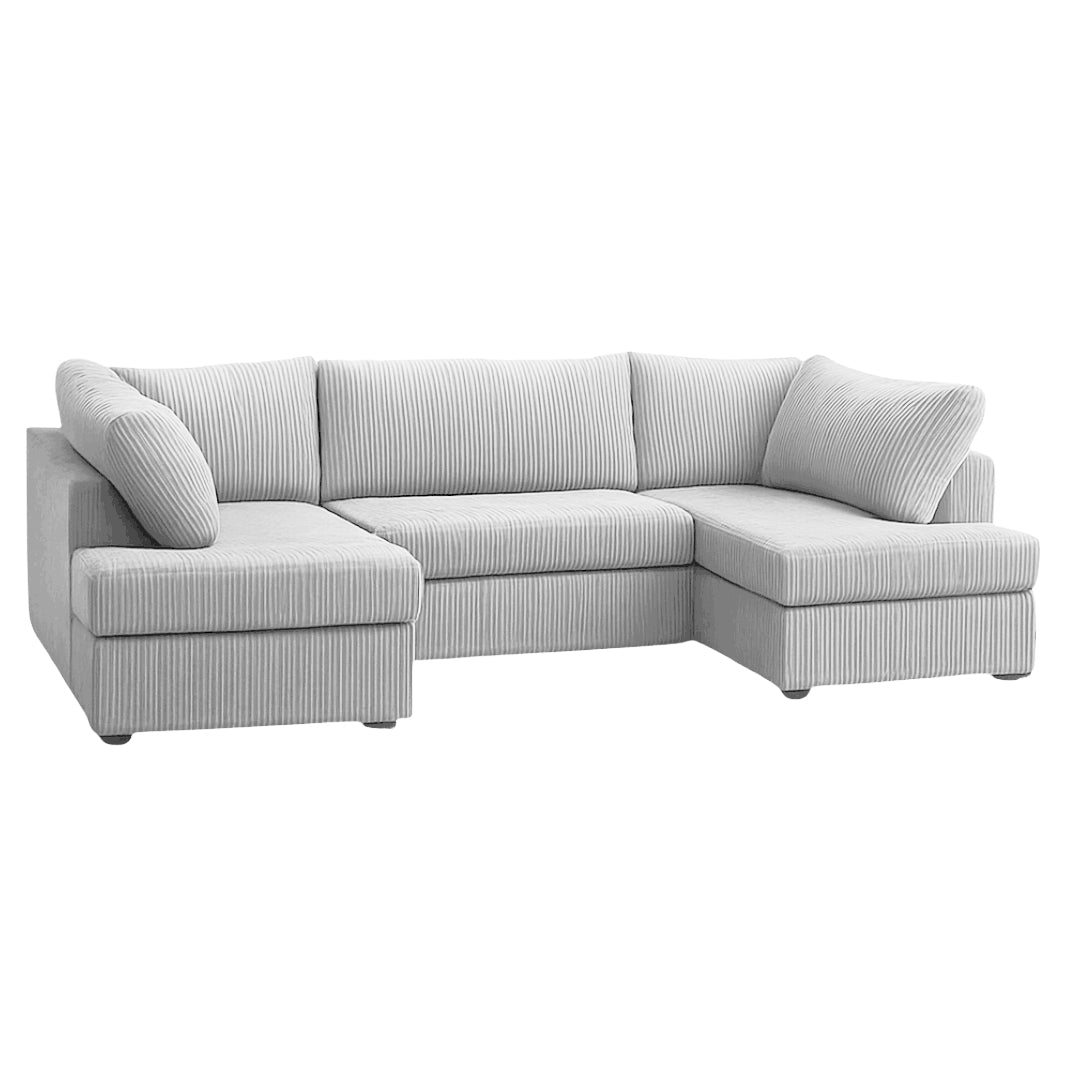 London Full Back Corner Sofa (Jumbo Cord) Sofa Scene