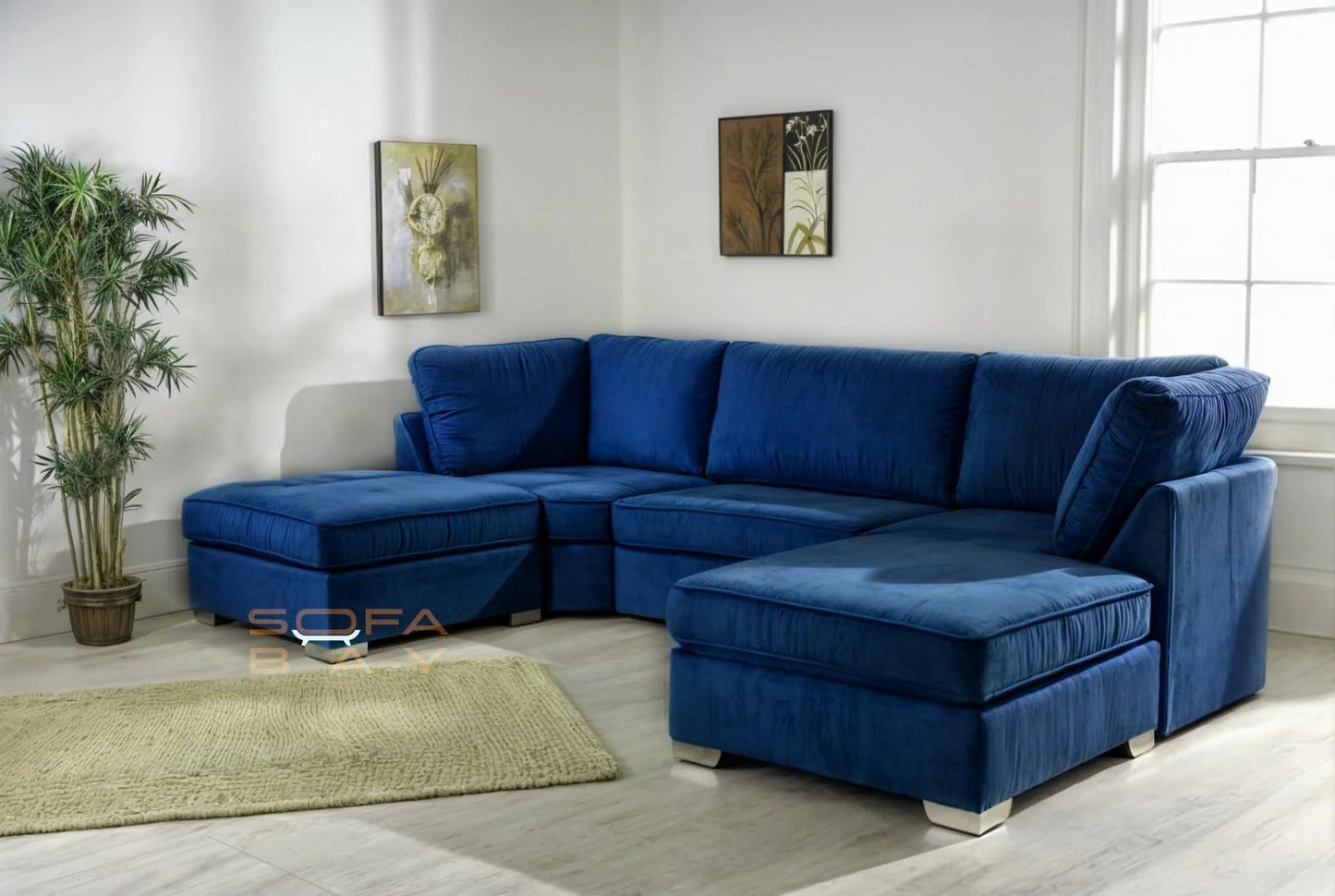 Bishop U Shape Sofa Scene