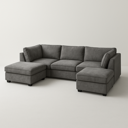Bishop Full Back Sofa (Kensington Fabric)