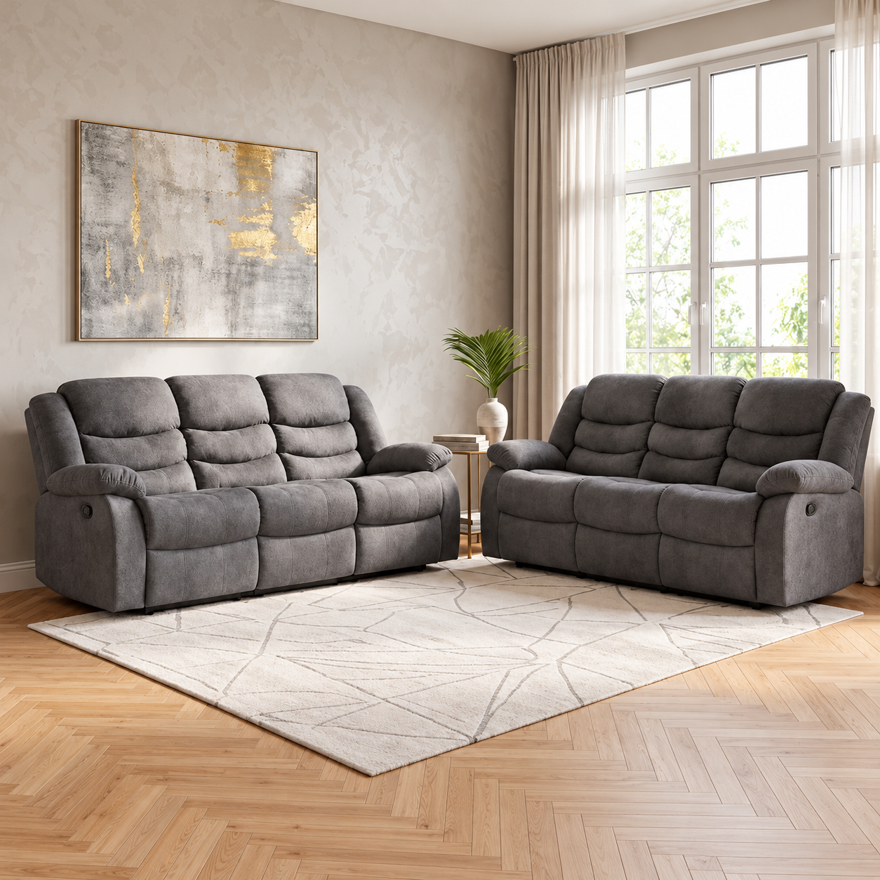 Model S Recliner Sofa