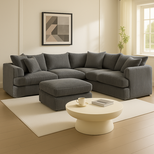 Liverpool Sofa and Foot Stool