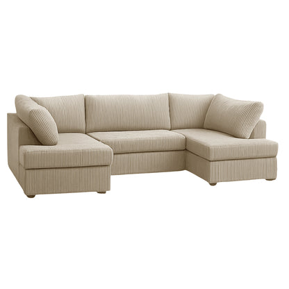 London Full Back Corner Sofa (Jumbo Cord)
