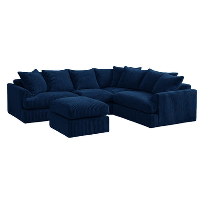 King Size Liverpool Sofa and Foot Stool