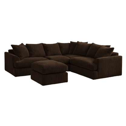 King Size Liverpool Sofa and Foot Stool