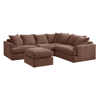 King Size Liverpool Sofa and Foot Stool